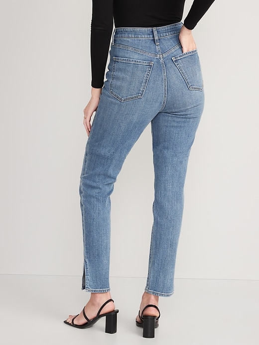 Image number 2 showing, Higher High-Waisted OG Straight Ankle Jeans