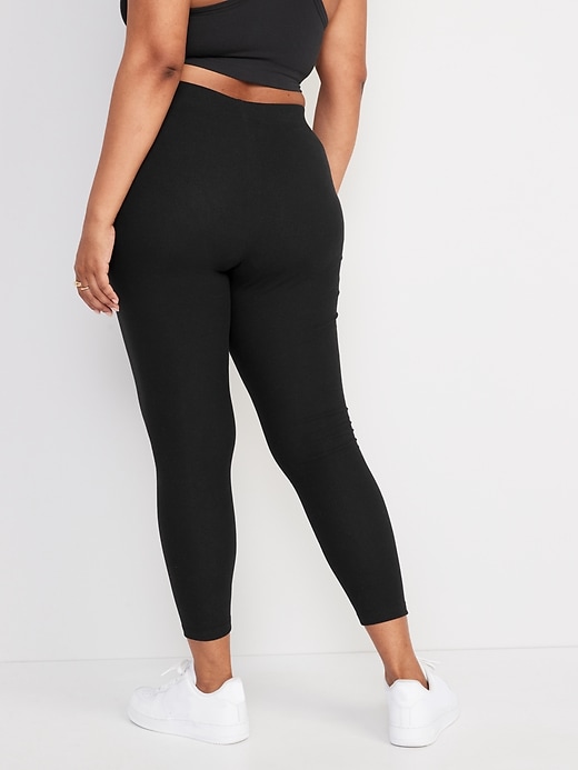 Image number 6 showing, High-Waisted Rib-Knit Leggings 2-Pack