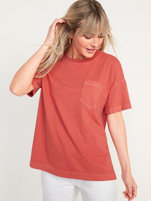 Oldnavy Short-Sleeve Vintage Tunic T-Shirt for Women