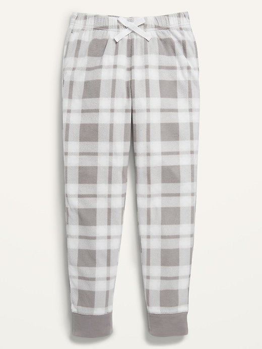 Printed Micro Fleece Pajama Joggers for Girls