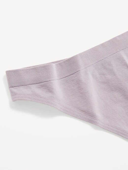  GNEPH Low Rise Seamless Thong Women Underwear Stretch