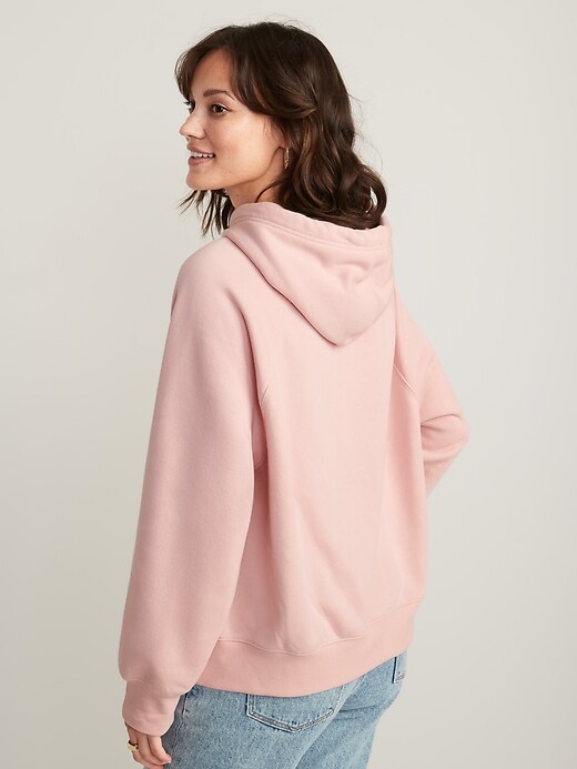 Image number 2 showing, Oversized Fleece Hoodie for Women