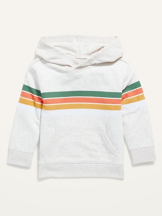 View large product image 1 of 2. Unisex Multi-Stripe Pullover Hoodie for Toddler