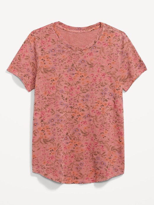 Image number 4 showing, EveryWear Floral-Print Crew-Neck T-Shirt