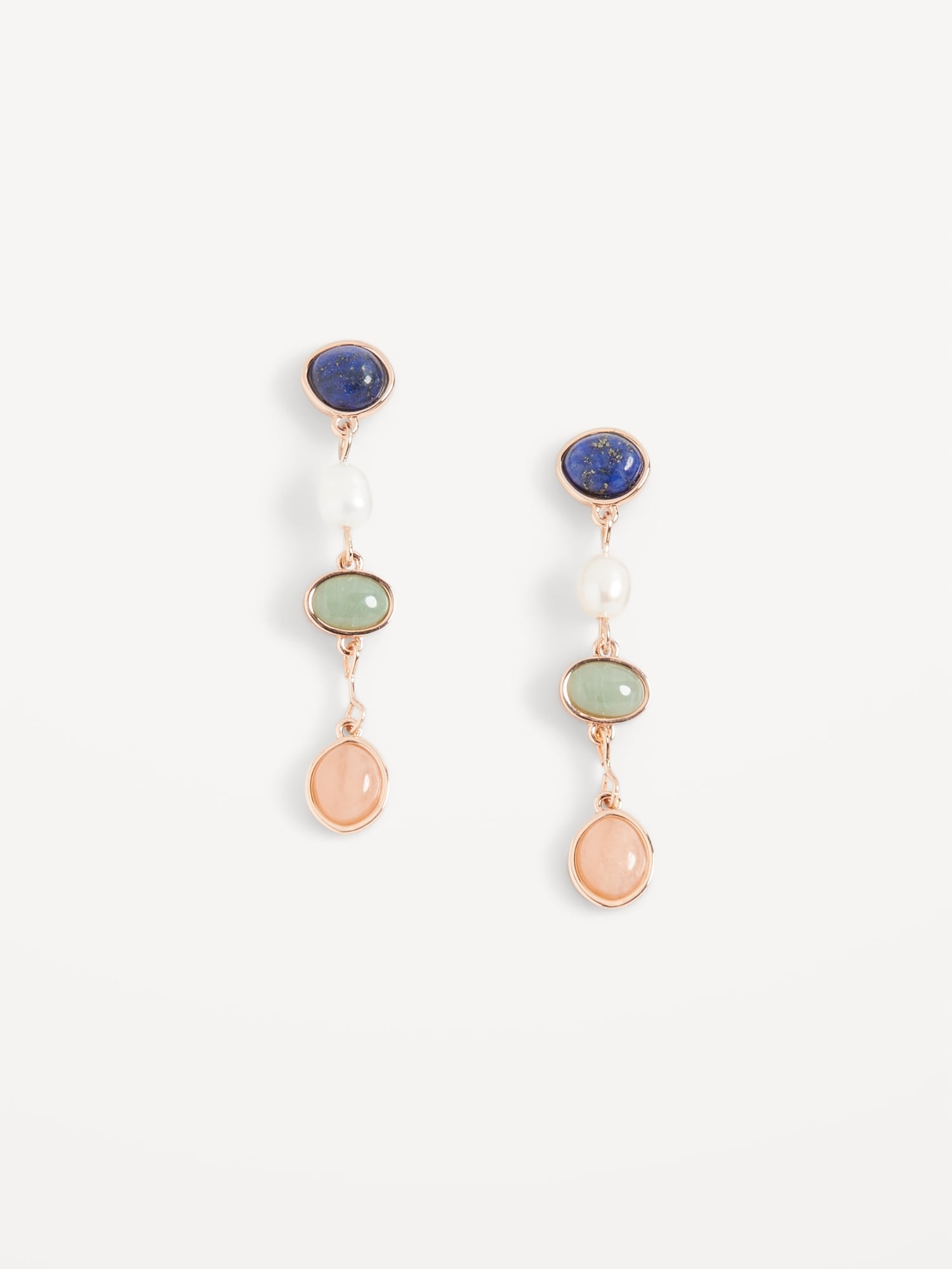 Gold-Toned Stone Drop Earrings for Women | Old Navy