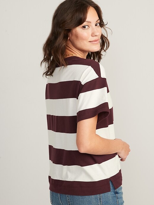 Image number 2 showing, Short-Sleeve Vintage Striped T-Shirt