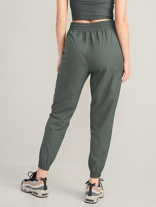 High-Waisted StretchTech Cargo Jogger Performance Pants for Girls
