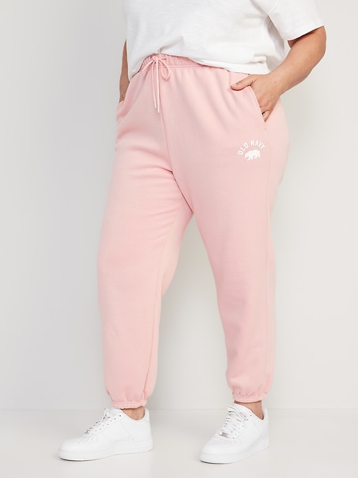 Image number 7 showing, Extra High-Waisted Logo-Graphic Sweatpants for Women