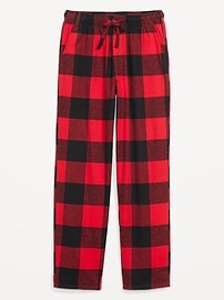 Double-Brushed Flannel Pajama Pants for Men