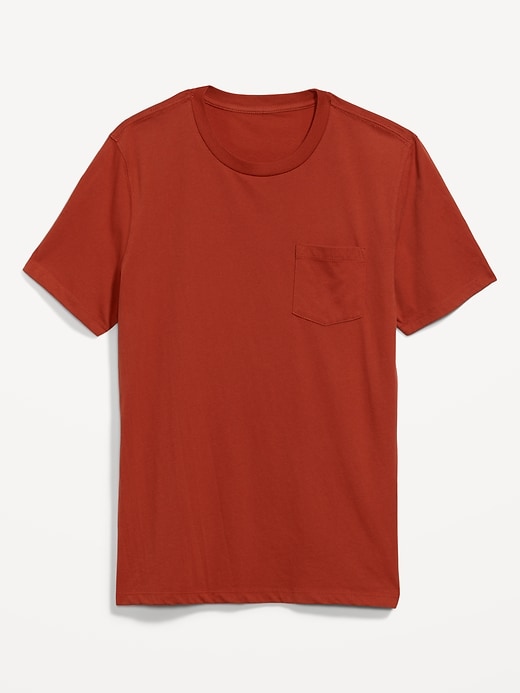 Soft Washed Chest Pocket Crew Neck T Shirt For Men Old Navy