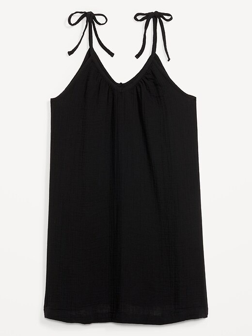 Image number 4 showing, Tie-Shoulder Mini Cami Swing Dress for Women