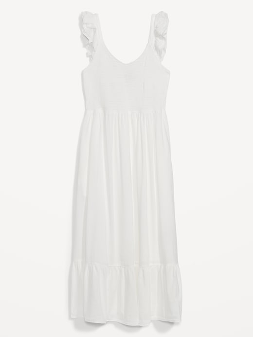 Image number 4 showing, Fit & Flare Flutter-Sleeve Midi Dress
