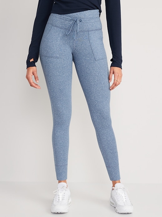 Image number 1 showing, High-Waisted CozeCore Jogger Leggings