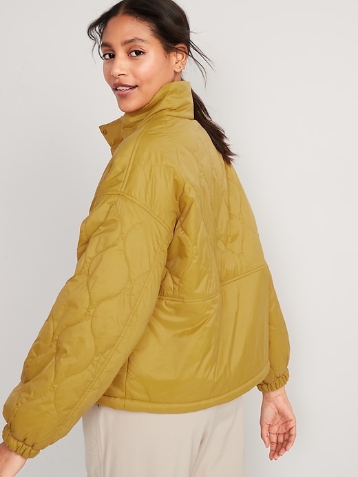 Image number 2 showing, Packable Oversized Water-Resistant Quilted Jacket