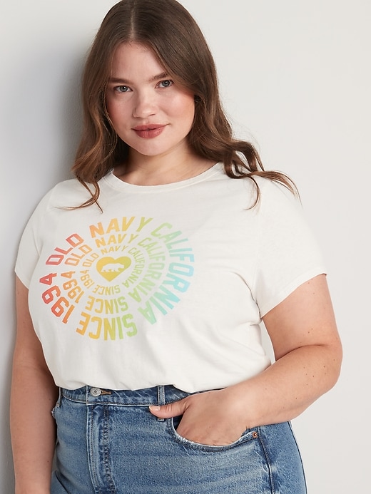 Image number 7 showing, Short-Sleeve Rainbow Logo Graphic T-Shirt