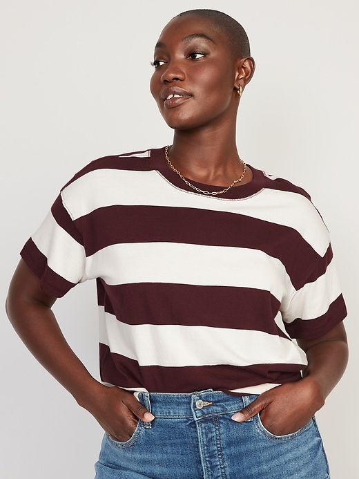 Image number 5 showing, Short-Sleeve Vintage Striped T-Shirt