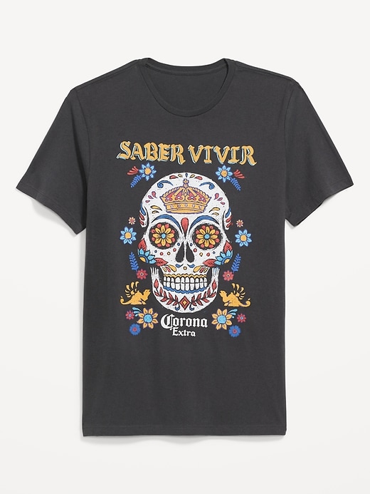 Corona Extra™ Beer "Saber Vivir" Gender-Neutral T-Shirt for Adults