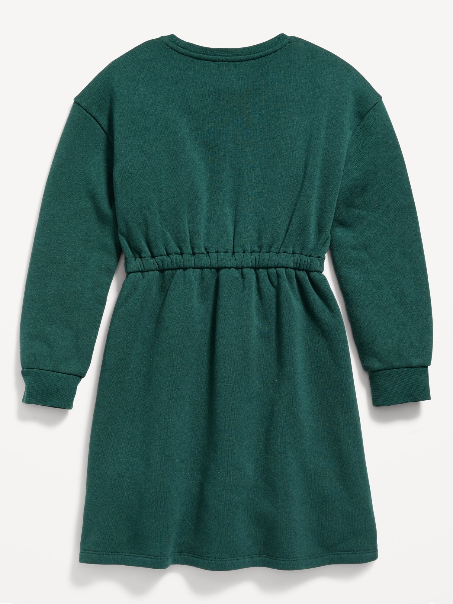 LongSleeve CinchedWaist Sweatshirt Dress for Girls Old Navy