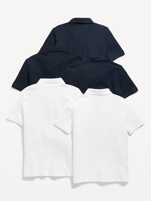 School Uniform Polo Shirt 5-Pack for Boys
