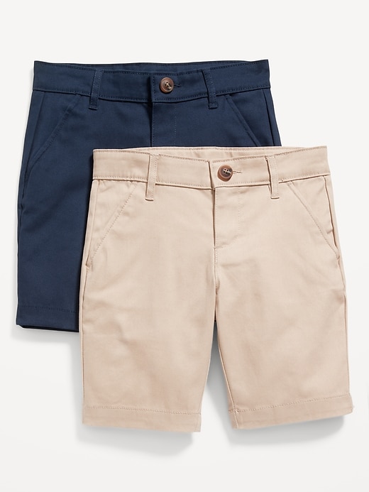 Old Navy - School Uniform Twill Bermuda Shorts 2-Pack for Girls