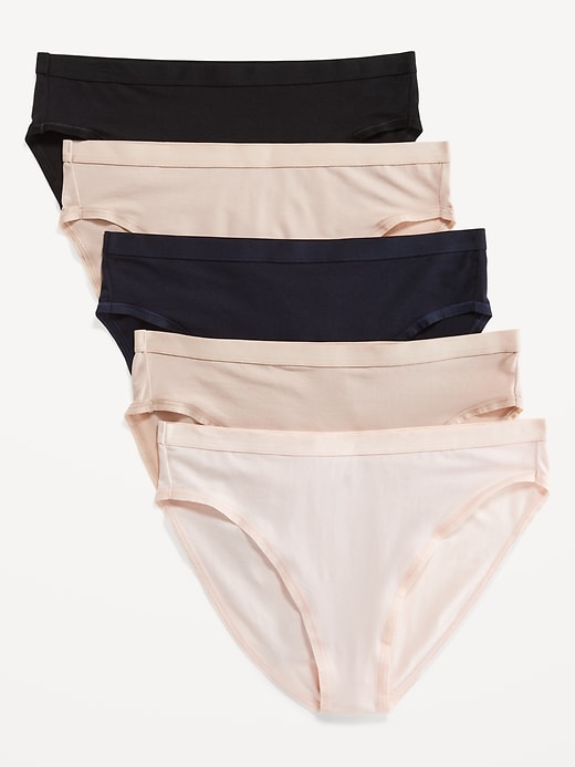 Old Navy HighWaisted Supima® Cotton Bikini Underwear 5Pack for Women