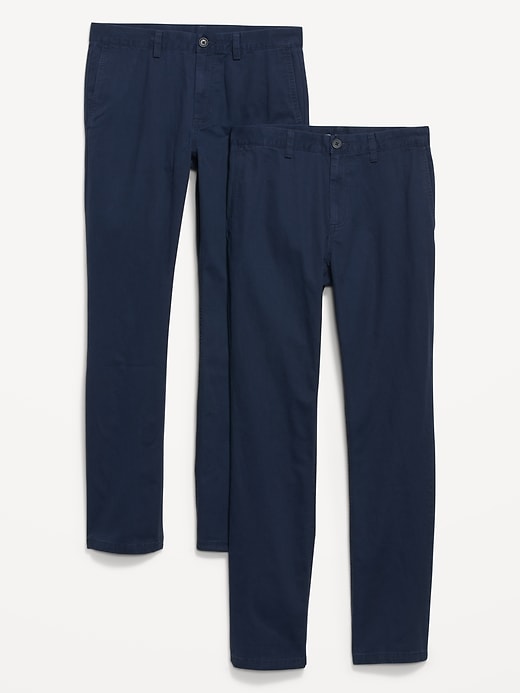 View large product image 1 of 1. Straight Lived-In Non-Stretch Chino Pants 2-Pack