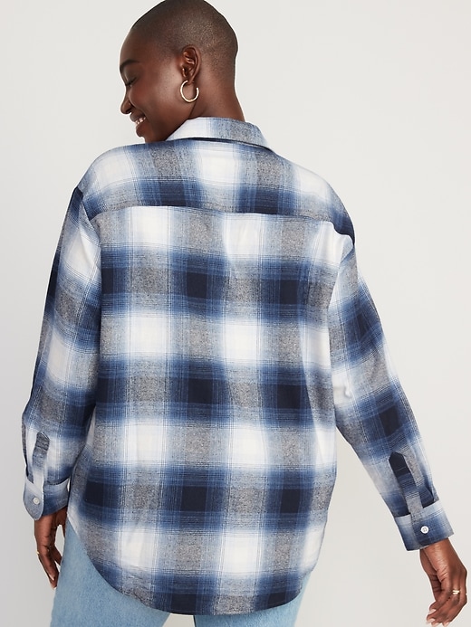 Image number 6 showing, Flannel Boyfriend Tunic Shirt