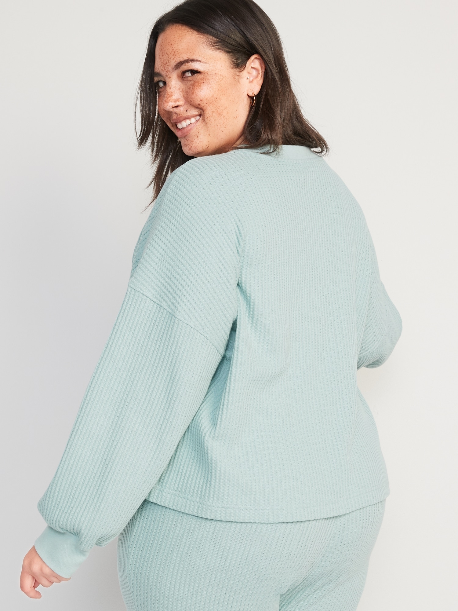 Waffle-Knit Pajama Top for Women curated on LTK