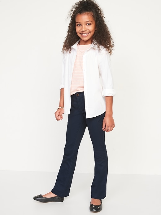 View large product image 2 of 4. School Uniform Bootcut Pants for Girls