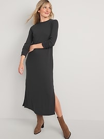 Rib-Knit Maxi Shift Dress for Women | Old Navy