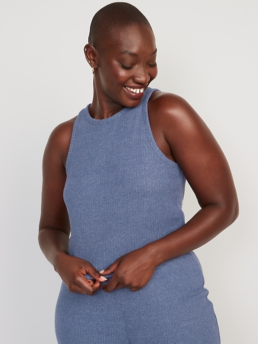 Image number 5 showing, Cropped Rib-Knit Tank Top