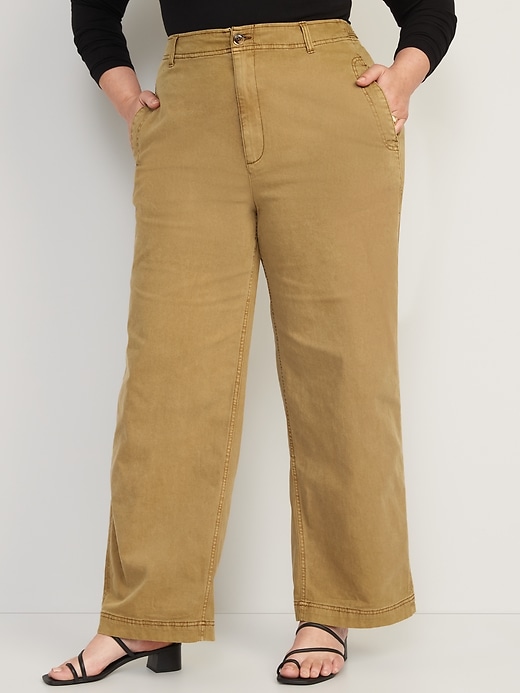 Image number 7 showing, Extra High-Waisted Wide-Leg Workwear Pants for Women