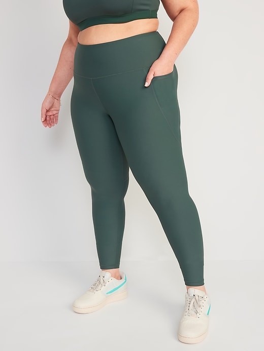 Image number 7 showing, High-Waisted PowerSoft Side-Pocket Leggings for Women