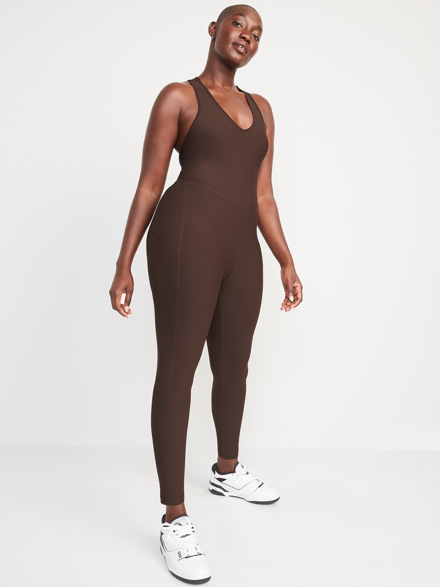 PowerSoft 7/8 Cami Bodysuit for Women, Old Navy
