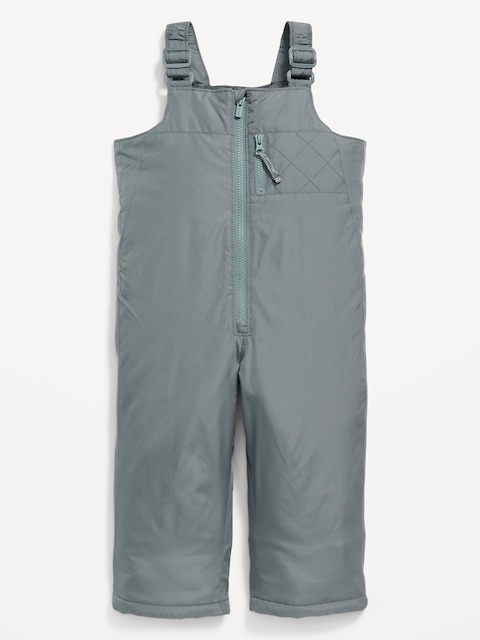 Unisex Water-Resistant Snow-Bib Overalls for Toddler