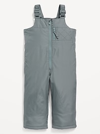 Image number 1 showing, Unisex Water-Resistant Snow-Bib Overalls for Toddler