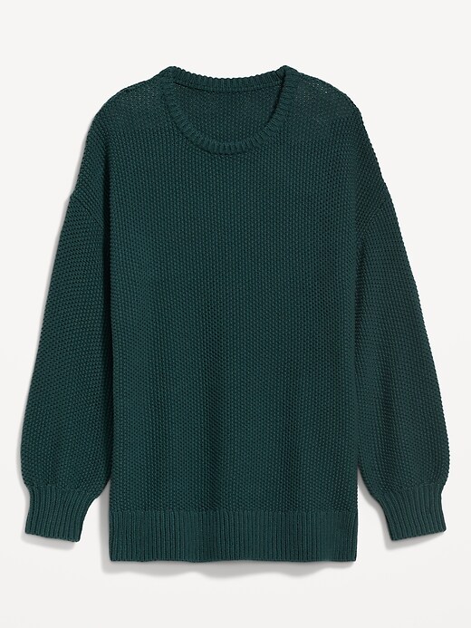 Image number 4 showing, Textured-Knit Tunic Sweater for Women