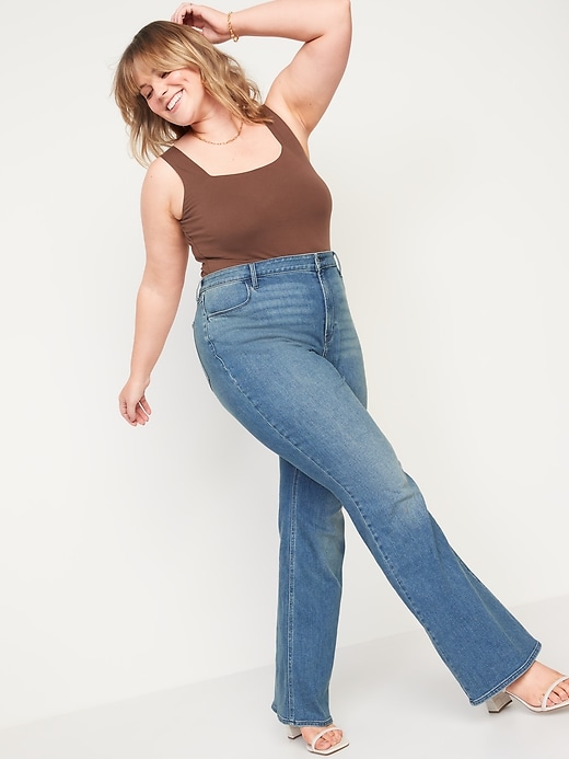 Image number 3 showing, High-Waisted Wow Flare Jeans for Women
