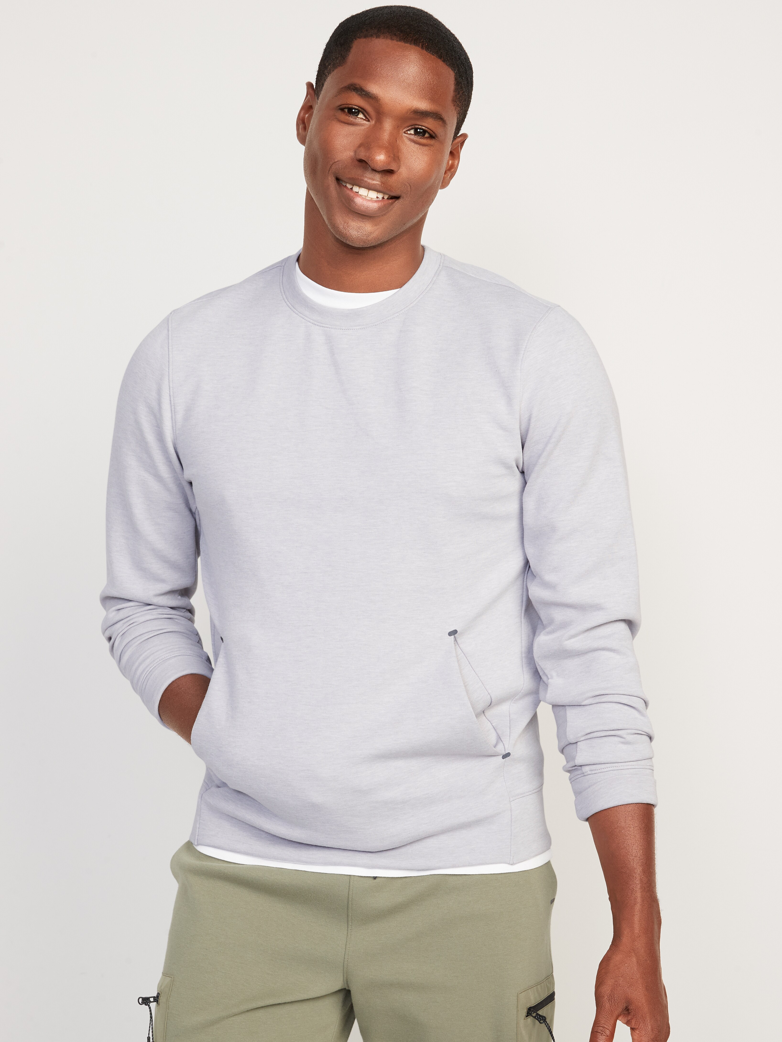 Old Navy Men's Dynamic Fleece Hidden-Pocket Sweatshirt - - Size L