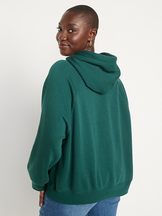 Image number 6 showing, Oversized Fleece Hoodie for Women