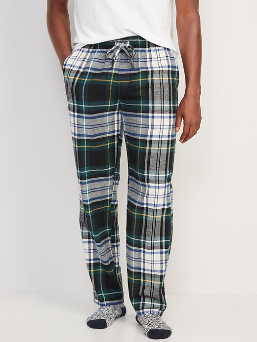 View large product image 1 of 2. Double-Brushed Flannel Pajama Pants
