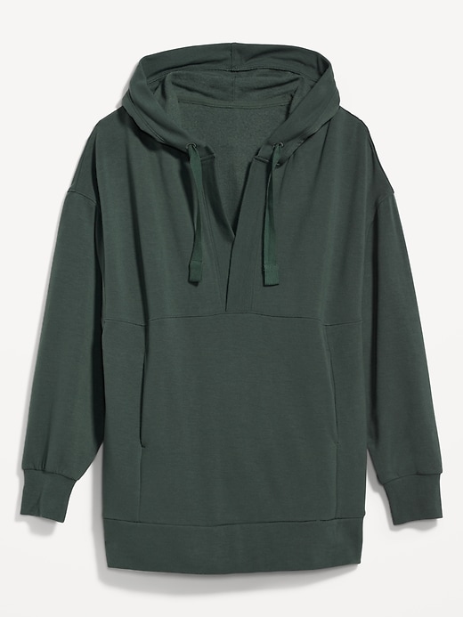 Live-In Cozy-Knit French-Terry Tunic Hoodie for Women | Old Navy