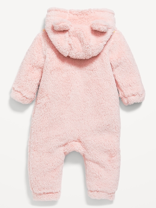Unisex Faux-Fur Hooded One-Piece for Baby