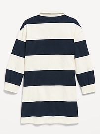 Long-Sleeve Rugby Polo Dress for Girls