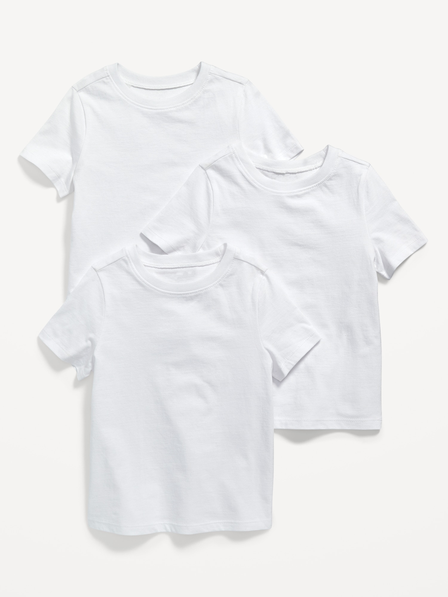 Unisex Solid T-Shirt 3-Pack for Toddler Hot Deal