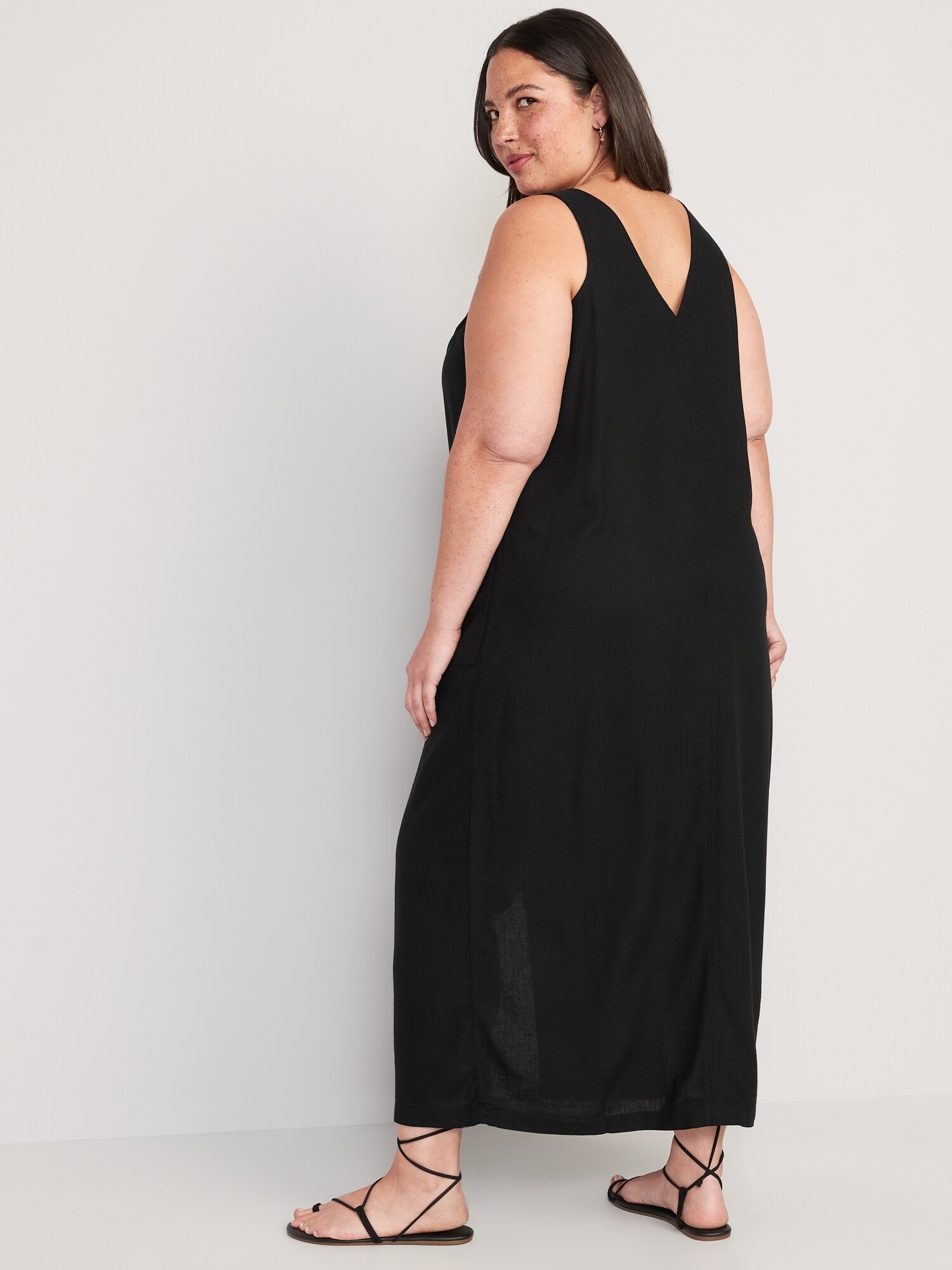 old navy split front maxi dress