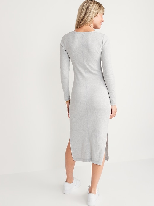 gap henley midi dress