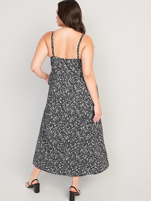 Image number 6 showing, Floral Cami Midi Swing Dress