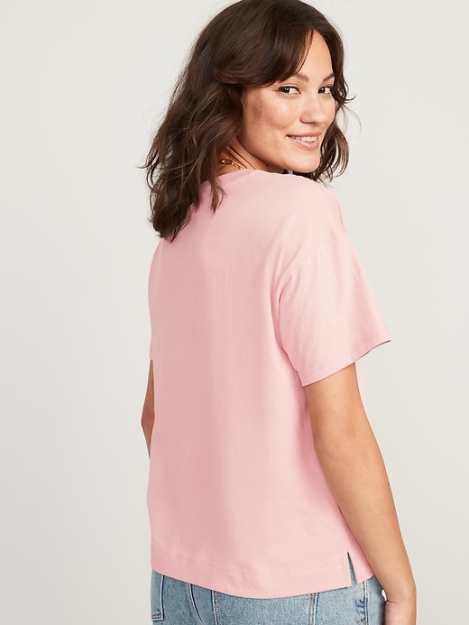 Image number 2 showing, Short-Sleeve Vintage T-Shirt for Women