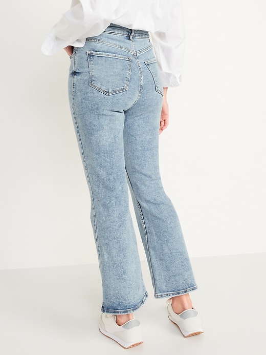 Image number 6 showing, Higher High-Waisted Cropped Flare Jeans for Women